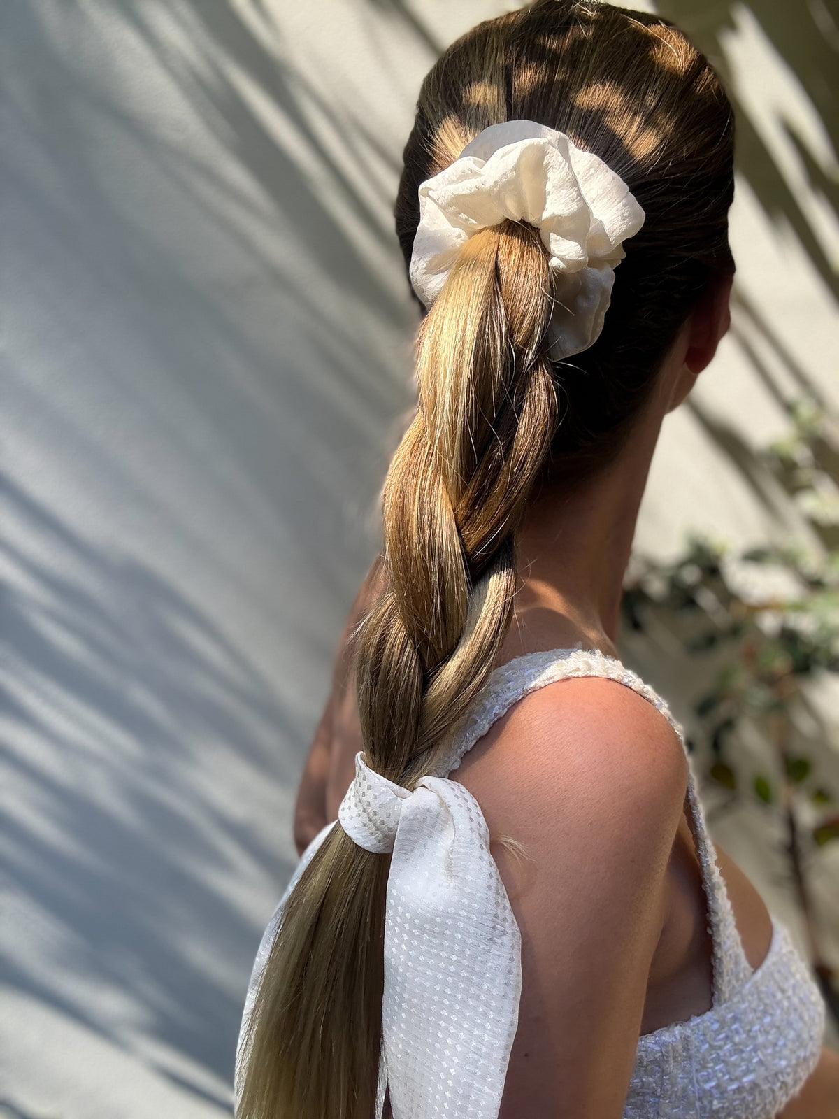 Pearl Reverie — Classic Pure Silk Scrunchie