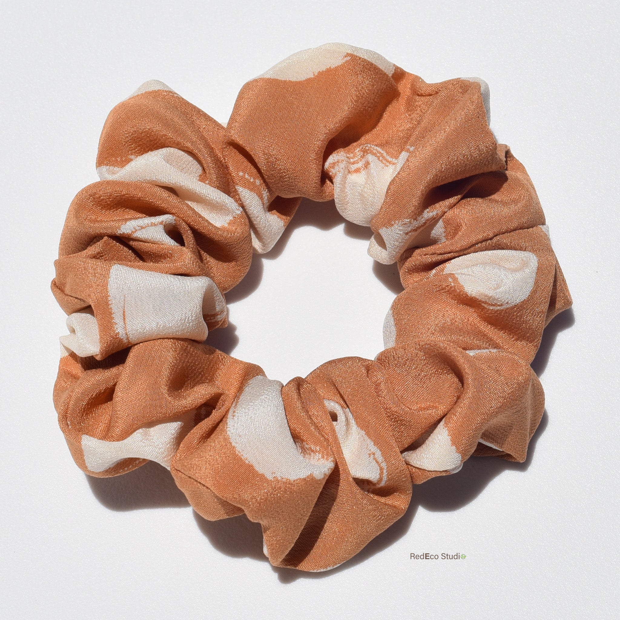 Classic 100% Silk Scrunchie - Spots all over